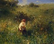 Ludwig Knaus, Girl in a Field